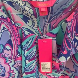 Karmen cami - pink tropics mermaids call NWT XL